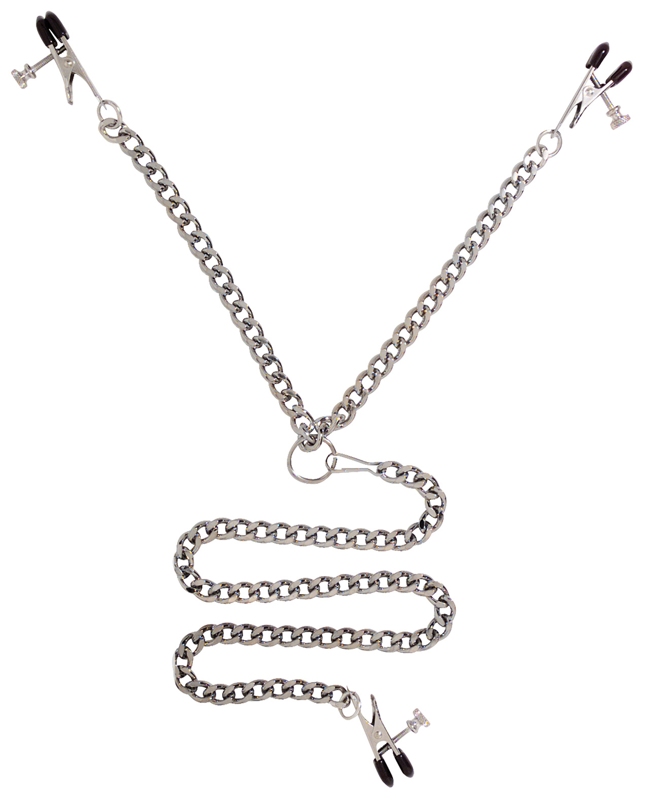 Spartacus Y-Style Broad Tip Nipple Clamps & Clit Clamp - Image 2