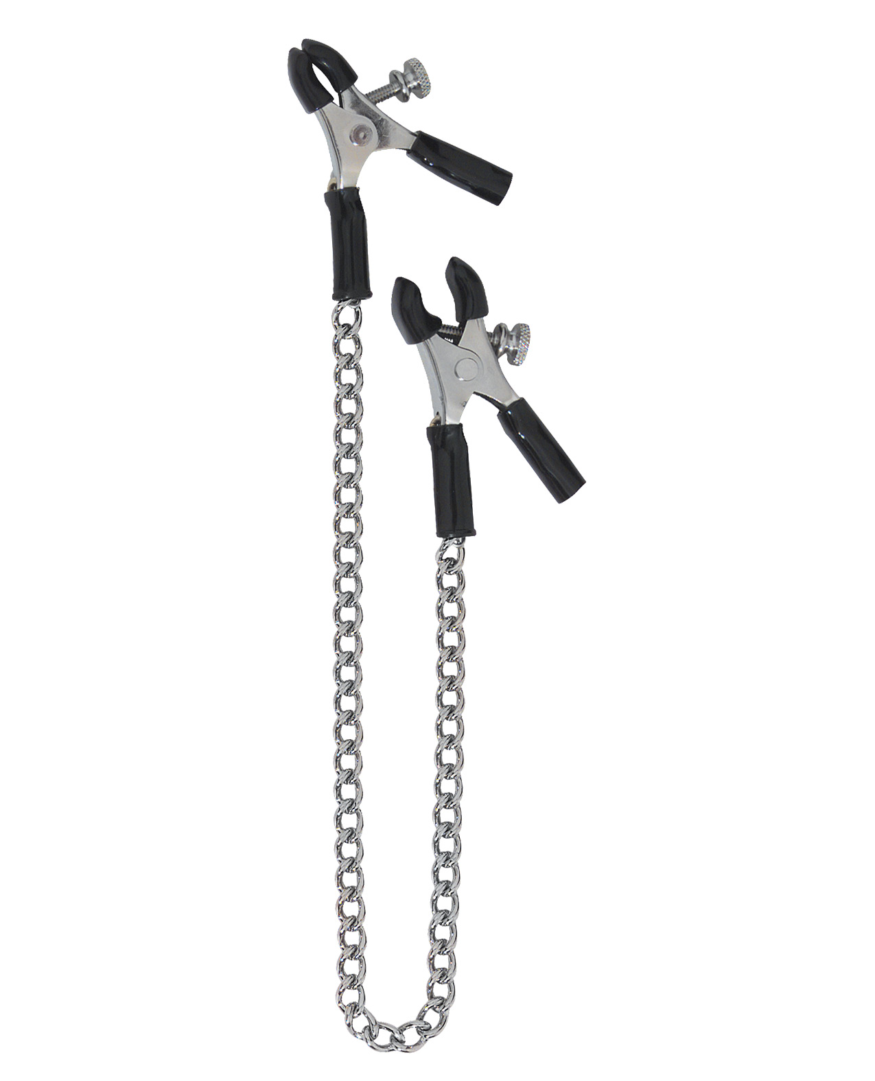 Spartacus Adjustable Micro Plier Nipple Clamps w/Link Chain - Image 2