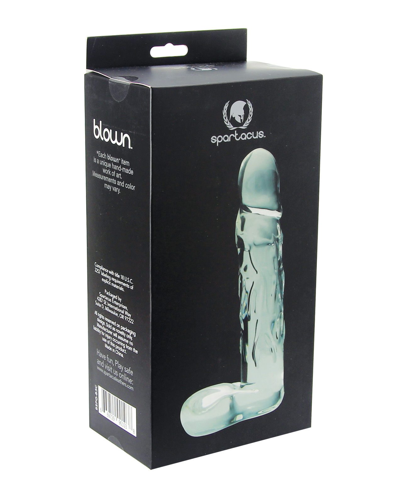 Blown Realistic Glass Large - Clear - Image 2