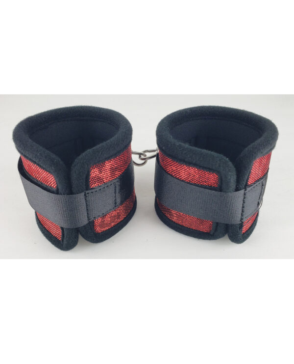 Spartacus Wrist Restraints - Neoprene Red - Image 3
