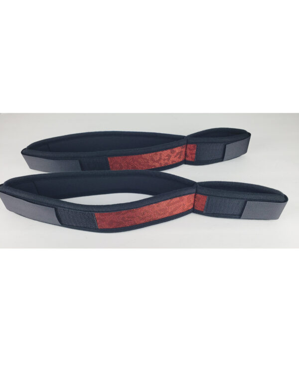 Spartacus Wrist to Thigh Cuffs - Neoprene Red - Image 2