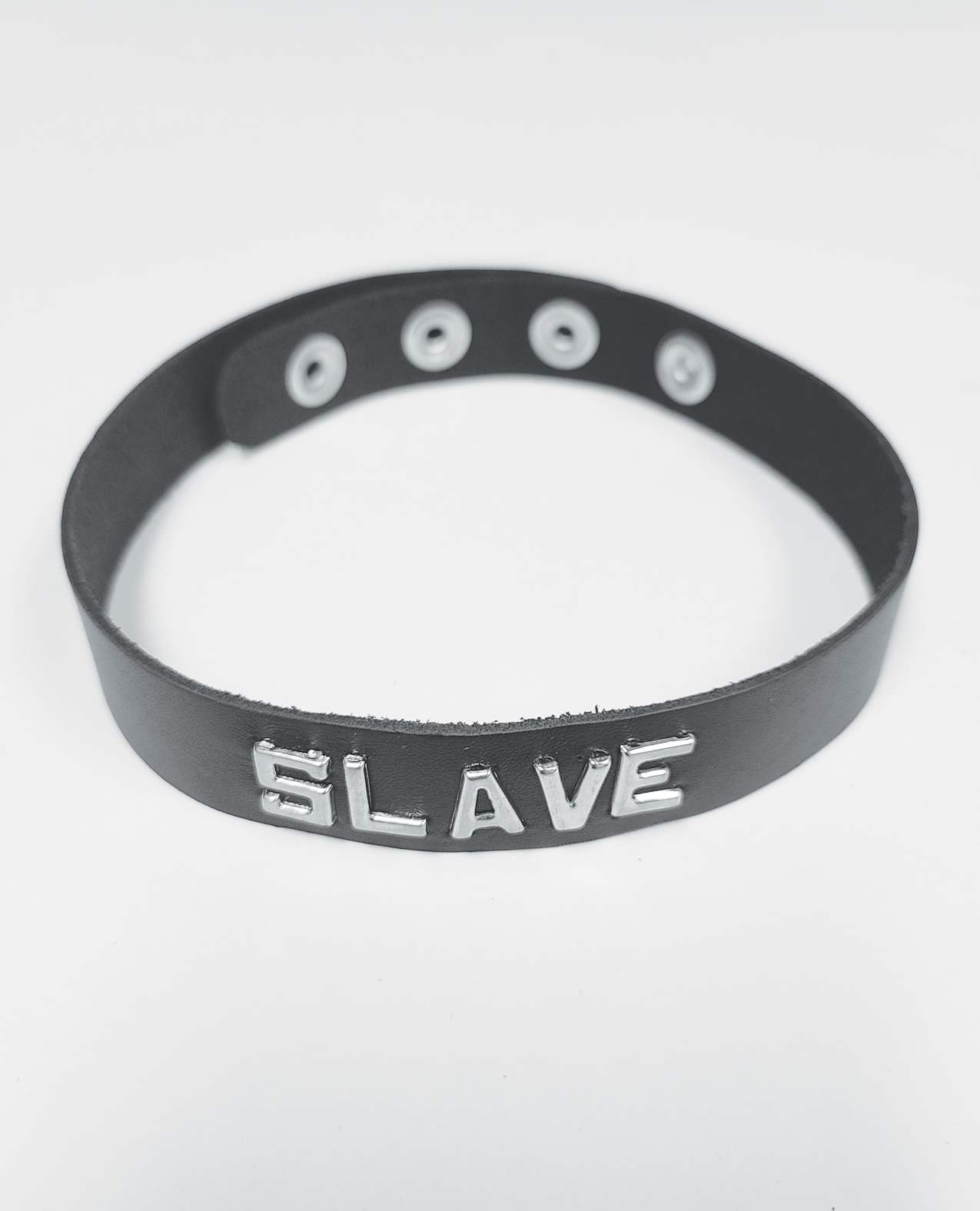 Spartacus SLAVE Leather Collar - Black - Image 2