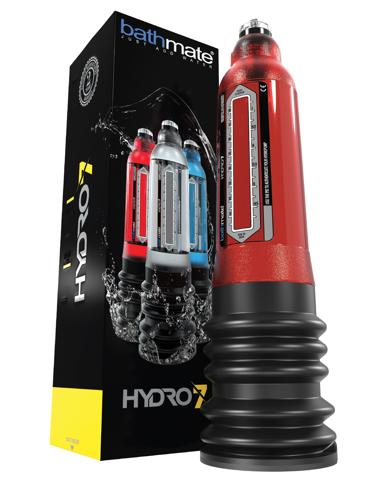 Bathmate Hydro 7 Hydropump - Red - Image 2