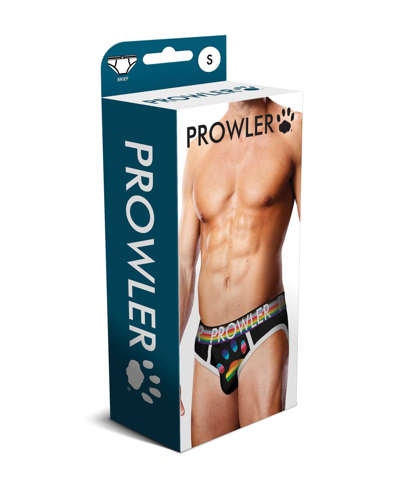 Prowler Oversized Paw Brief - Black/Multi SM - Image 3