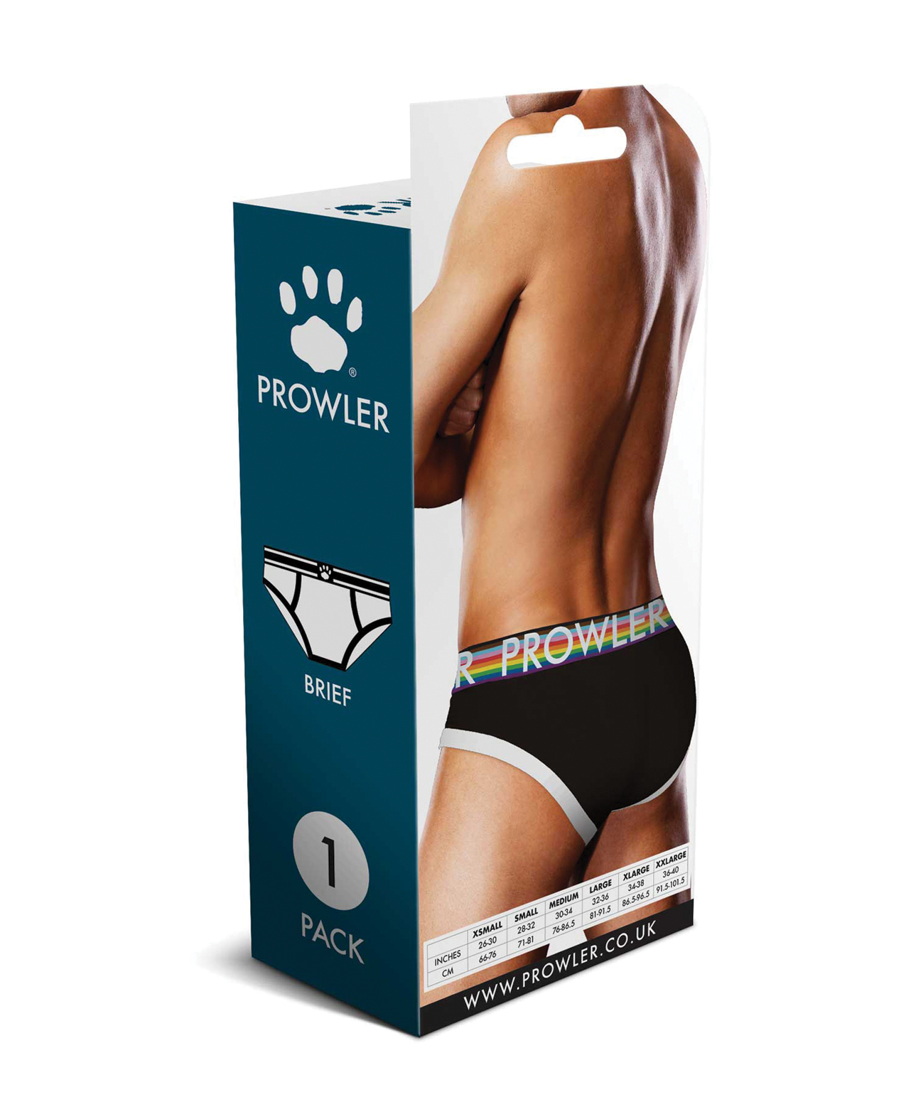 Prowler Oversized Paw Brief - Black/Multi SM - Image 4