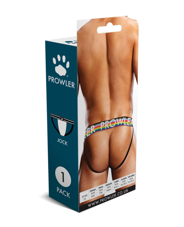 Prowler Oversized Paw Jock Strap - White/Multi LG - Image 4