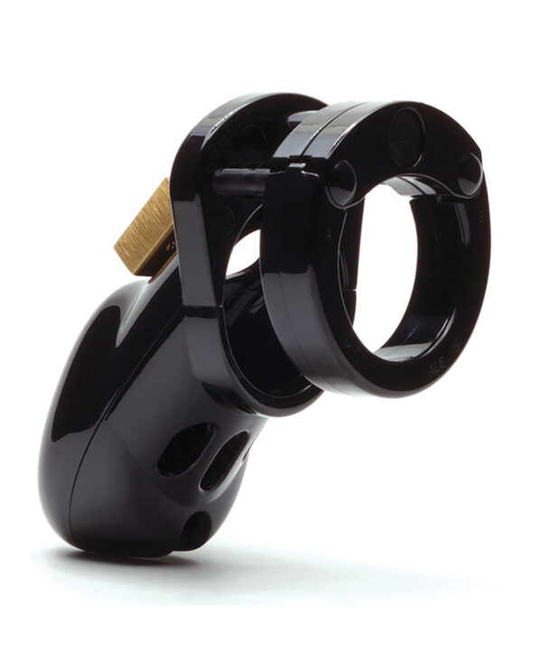 CB-3000 3" Cock Cage & Lock Set - Black - Image 2