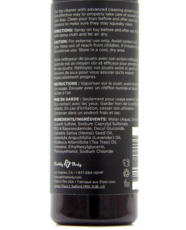 Earthly Body Hemp Seed Toy Cleaner - 4 oz - Image 2