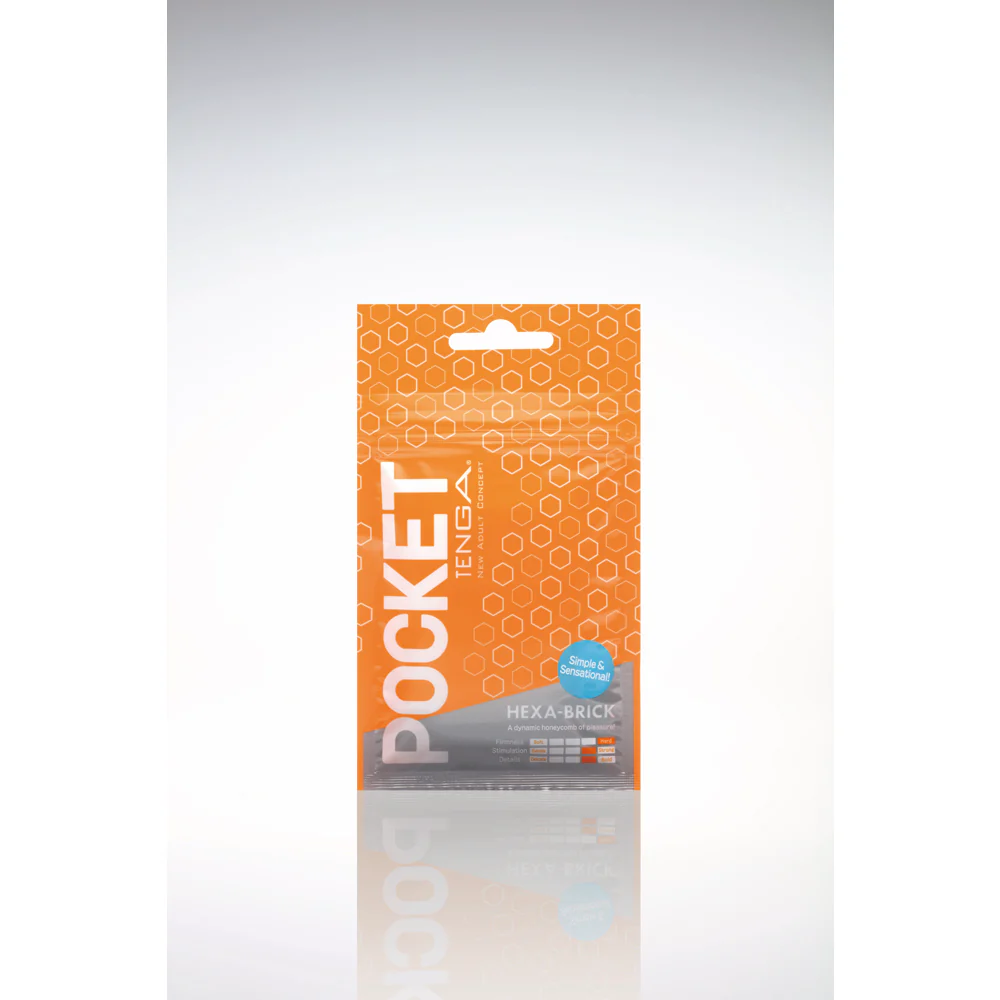 Tenga Pocket Masturbator Sleeve Hexa Brick