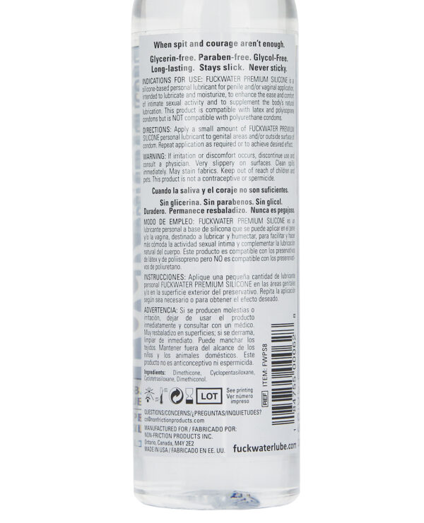 Fuck Water Premium Silicone - 8 oz - Image 2