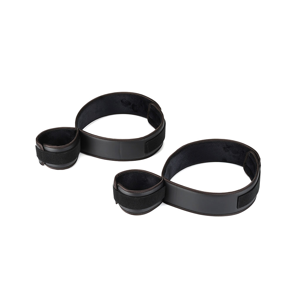 Vegan Fetish Wrist to Thigh Restraints