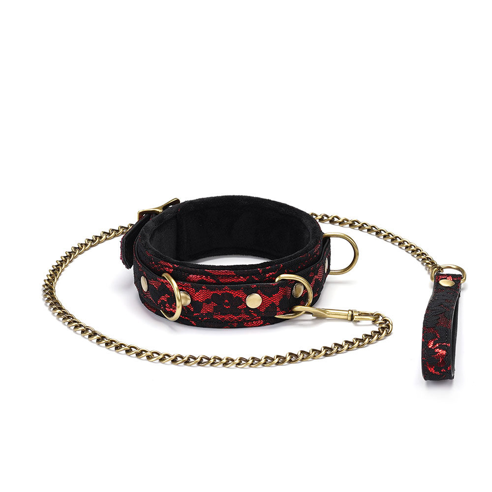 Victorian Garden Lace Collar with Leash