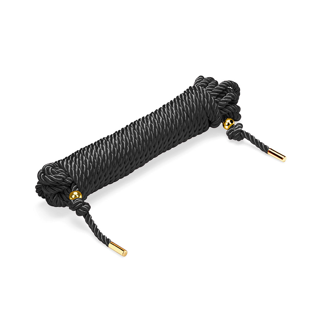 Shibari Bondage Rope Silky Cotton 10m - Black