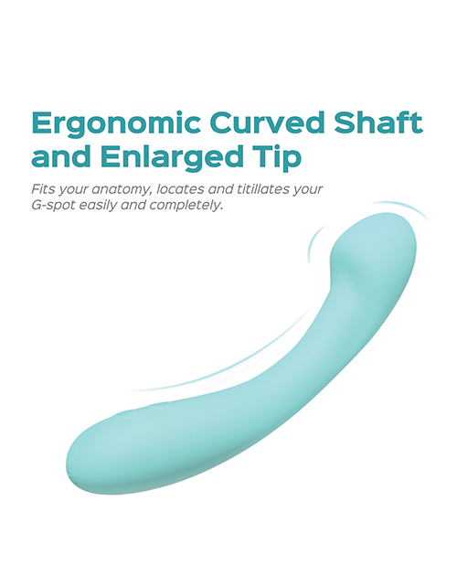 Delyte G-Spot Vibrator - Mint Green - Image 3