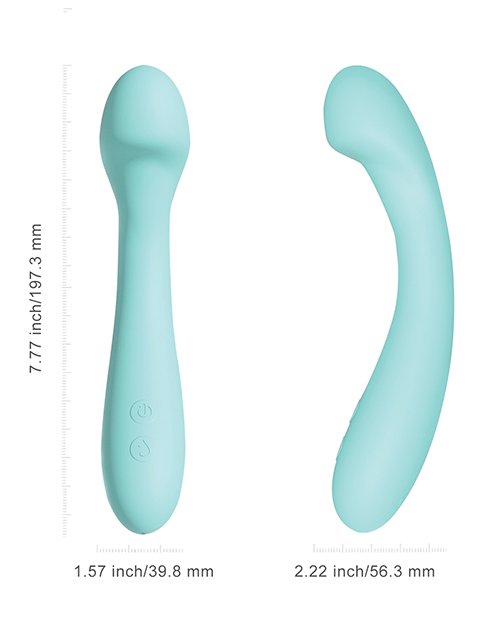 Delyte G-Spot Vibrator - Mint Green - Image 6